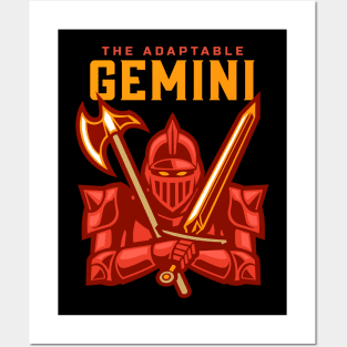 Gemini Zodiac Sign The Adaptable Posters and Art